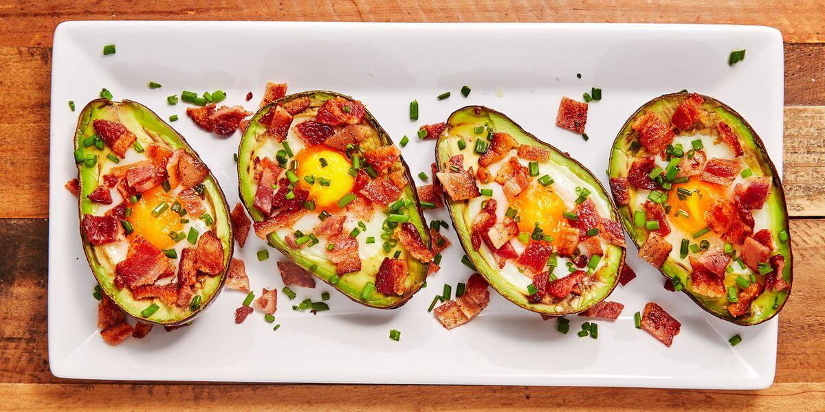 baked avocado egg