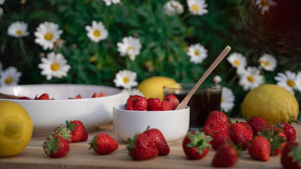 strawberry jam for keto breakfast